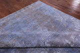 Abstract Contemporary Hand Knotted Wool & Silk Rug - 9' 0" X 12' 4" - Golden Nile