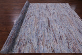Contemporary Hand Knotted Wool & Silk Rug - 8' 11" X 12' 0" - Golden Nile