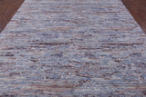 Contemporary Hand Knotted Wool & Silk Rug - 8' 11" X 12' 0" - Golden Nile
