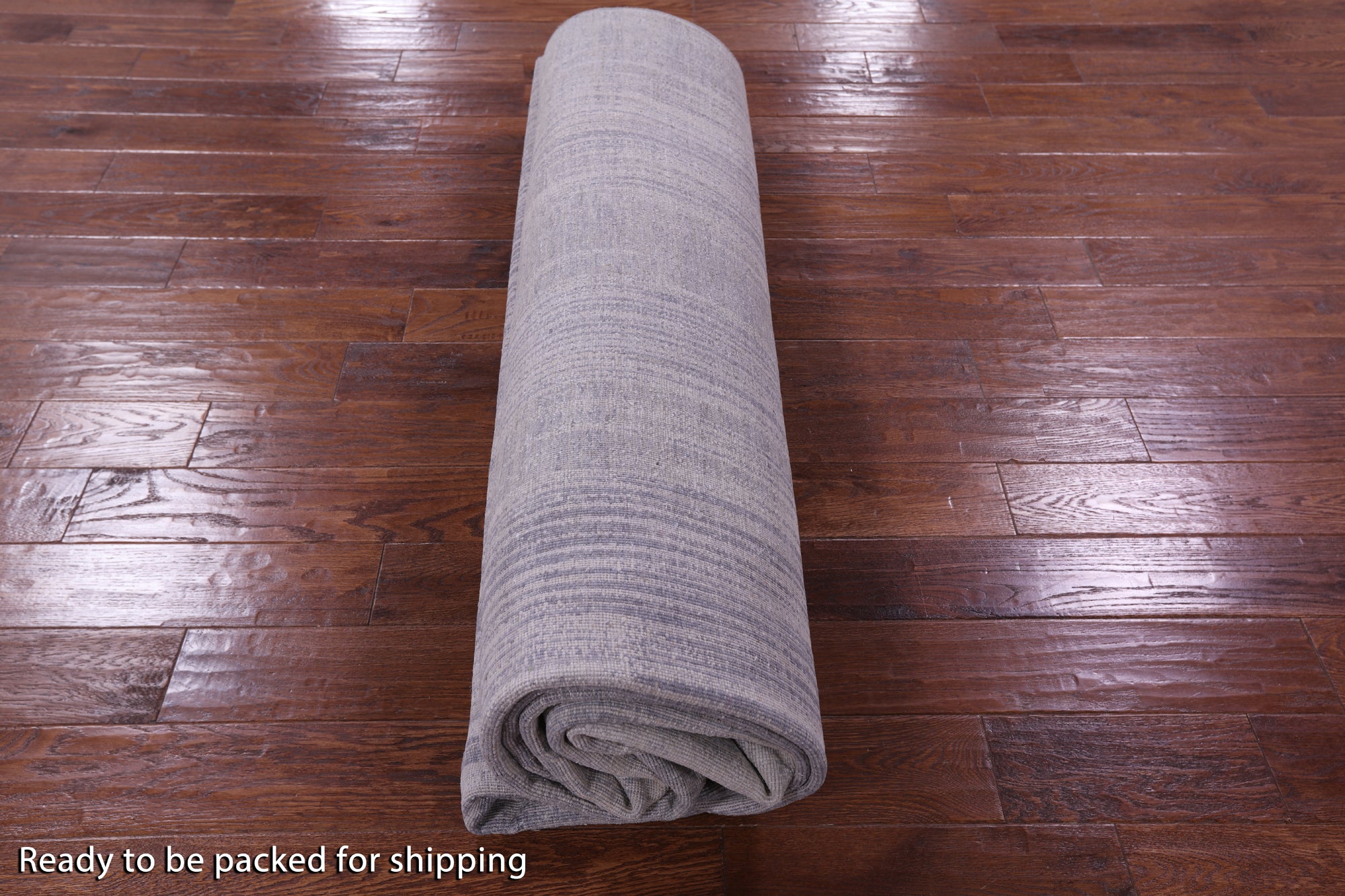 Abstract Modern Hand Knotted Wool & Silk Rug - 8' 11" X 11' 11" - Golden Nile