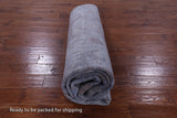 Abstract Contemporary Hand Knotted Wool & Silk Rug - 7' 11" X 10' 0" - Golden Nile