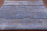 Abstract Contemporary Hand Knotted Wool & Silk Rug - 7' 11" X 10' 0" - Golden Nile