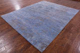 Abstract Contemporary Hand Knotted Wool & Silk Rug - 7' 11" X 10' 0" - Golden Nile