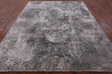Modern Hand Knotted Wool & Silk Rug - 8' 0" X 10' 1" - Golden Nile