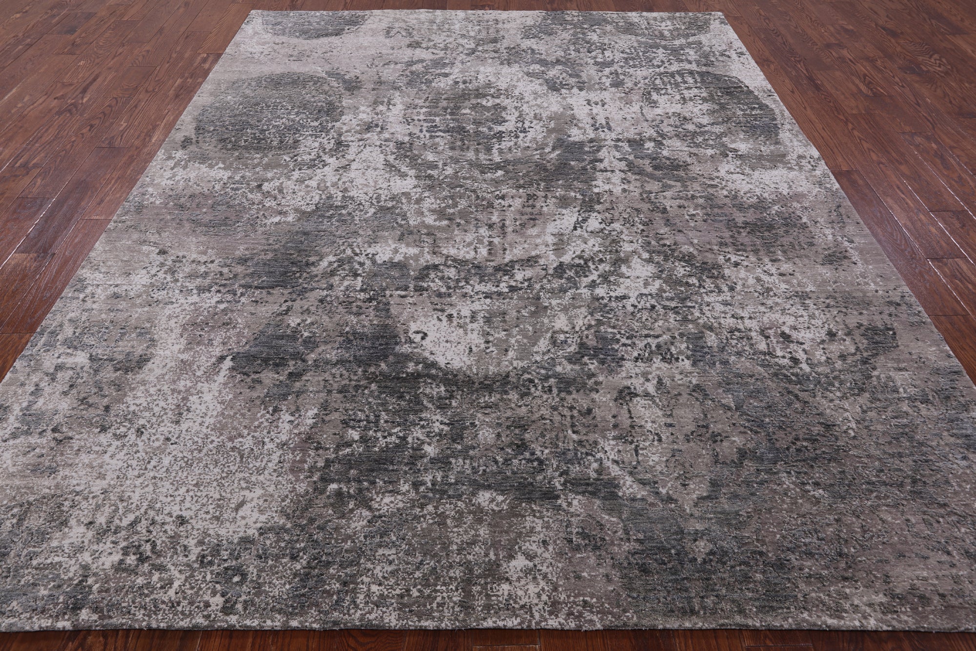 Modern Hand Knotted Wool & Silk Rug - 8' 0" X 10' 1" - Golden Nile