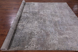 Modern Hand Knotted Wool & Silk Rug - 8' 0" X 10' 1" - Golden Nile