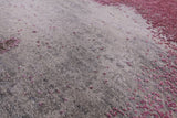 Abstract Modern Hand Knotted Wool & Silk Rug - 8' 1" X 10' 3" - Golden Nile