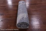 Abstract Contemporary Hand Knotted Wool & Silk Rug - 8' 1" X 9' 11" - Golden Nile