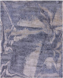 Abstract Contemporary Hand Knotted Wool & Silk Rug - 8' 1" X 9' 11" - Golden Nile