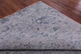 Abstract Modern Hand Knotted Wool & Silk Rug - 7' 11" X 10' 1" - Golden Nile