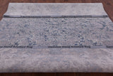 Abstract Modern Hand Knotted Wool & Silk Rug - 7' 11" X 10' 1" - Golden Nile