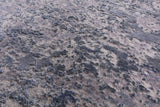 Abstract Modern Hand Knotted Wool & Silk Rug - 7' 11" X 10' 1" - Golden Nile