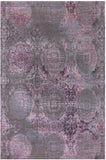 Abstract Modern Hand Knotted Wool & Silk Rug - 6' 6" X 9' 11" - Golden Nile