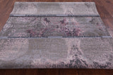 Abstract Modern Hand Knotted Wool & Silk Rug - 6' 6" X 9' 11" - Golden Nile