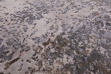 Abstract Modern Hand Knotted Wool & Silk Runner Rug - 3' 11" X 12' 0" - Golden Nile