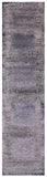 Abstract Contemporary Handmade Wool & Silk Runner Rug - 3' 1" X 12' 5" - Golden Nile