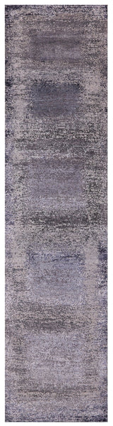 Abstract Contemporary Handmade Wool & Silk Runner Rug - 3' 1" X 12' 5" - Golden Nile