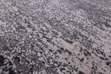 Abstract Contemporary Handmade Wool & Silk Runner Rug - 3' 1" X 12' 5" - Golden Nile