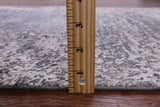 Abstract Contemporary Handmade Wool & Silk Runner Rug - 3' 1" X 12' 5" - Golden Nile