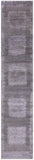 Abstract Contemporary Handmade Wool & Silk Runner Rug - 2' 4" X 12' 1" - Golden Nile