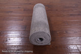 Abstract Contemporary Handmade Wool & Silk Runner Rug - 2' 4" X 12' 1" - Golden Nile