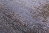 Abstract Modern Hand Knotted Wool & Silk Runner Rug - 4' 0" X 12' 0" - Golden Nile