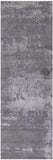 Abstract Modern Hand Knotted Wool & Silk Runner Rug - 3' 11" X 12' 0" - Golden Nile
