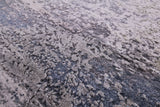 Abstract Contemporary Hand Knotted Wool & Silk Runner Rug - 2' 11" X 12' 1" - Golden Nile