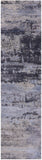Abstract Contemporary Hand Knotted Wool & Silk Runner Rug - 3' 0" X 12' 3" - Golden Nile