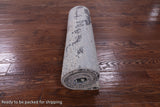 Abstract Contemporary Hand Knotted Wool & Silk Runner Rug - 3' 0" X 12' 3" - Golden Nile