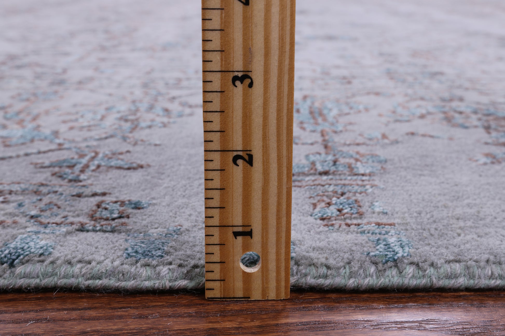 Grey Persian Heriz Serapi Hand Knotted Wool & Silk Rug - 8' 0" X 10' 6" - Golden Nile