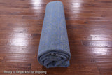 Blue Persian Fine Serapi Hand Knotted Wool & Silk Rug - 8' 1" X 10' 2" - Golden Nile