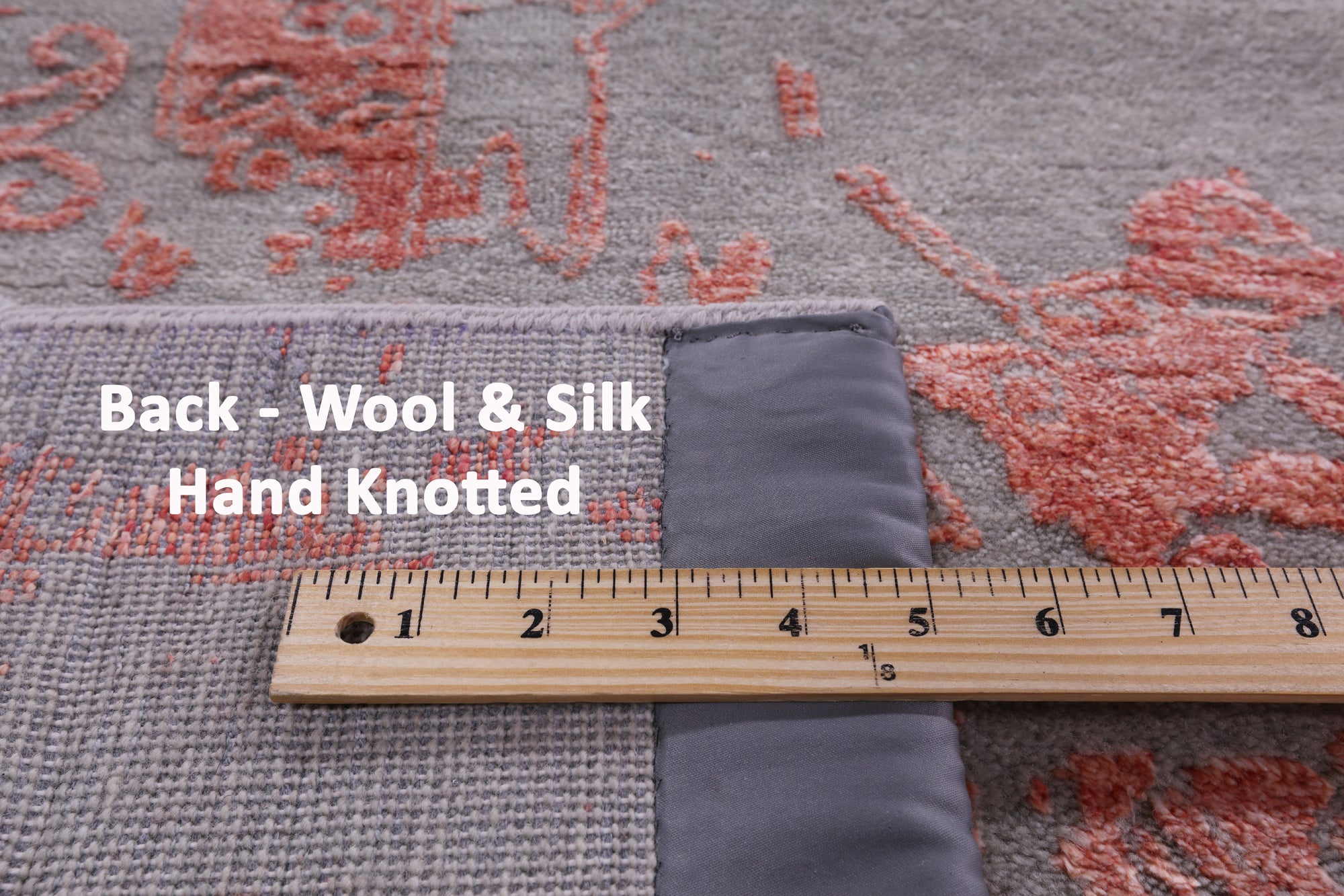 Grey Persian Handmade Wool & Silk Rug - 10' 0" X 14' 3" - Golden Nile