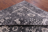 Grey Persian Hand Knotted Wool & Silk Rug - 8' 1" X 10' 3" - Golden Nile