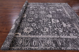 Grey Persian Hand Knotted Wool & Silk Rug - 8' 1" X 10' 3" - Golden Nile