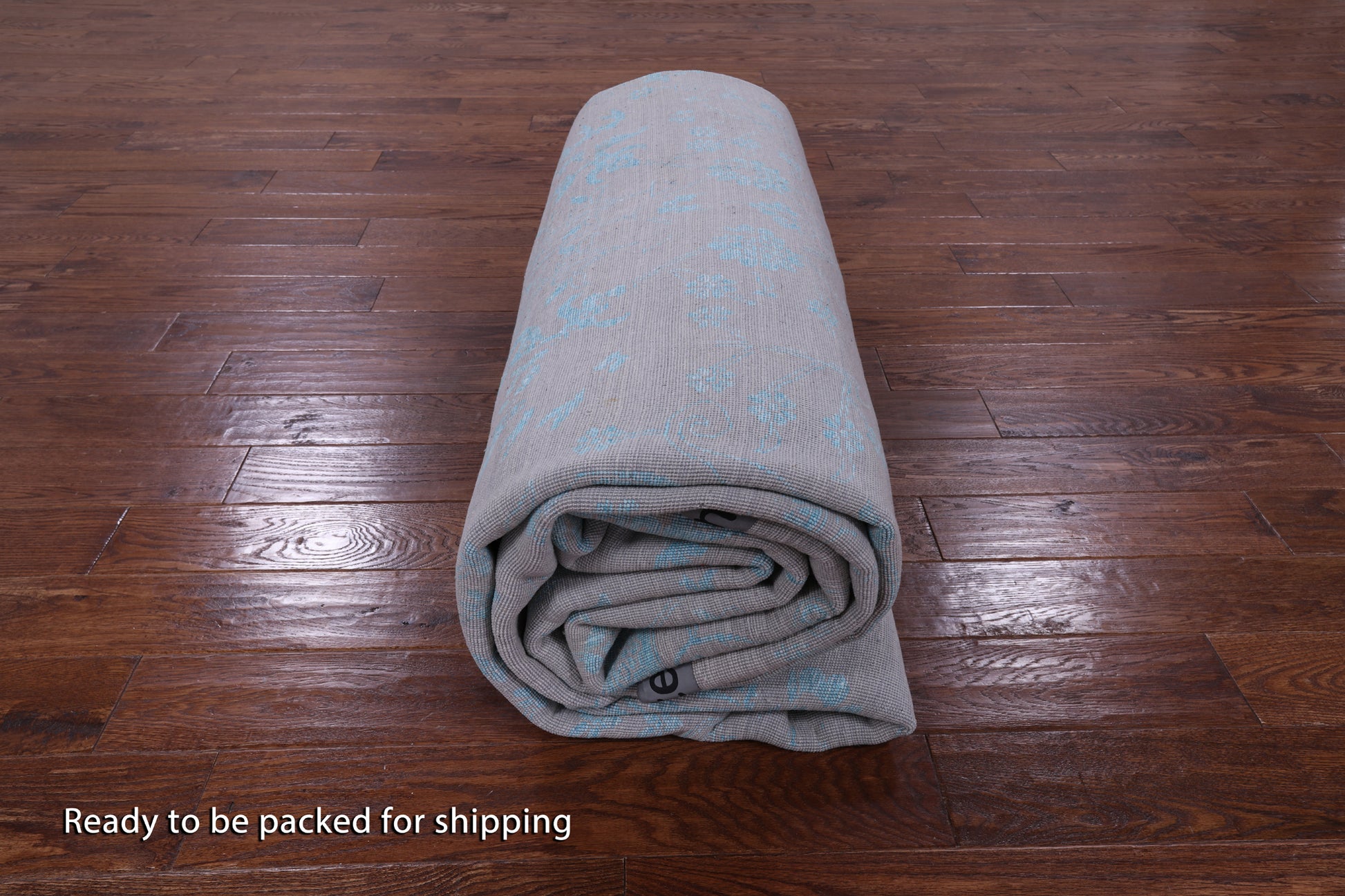 Grey Persian Hand Knotted Wool & Silk Rug - 10' 1" X 14' 4" - Golden Nile