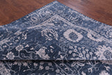Grey Persian Hand Knotted Wool & Silk Rug - 8' 2" X 10' 3" - Golden Nile
