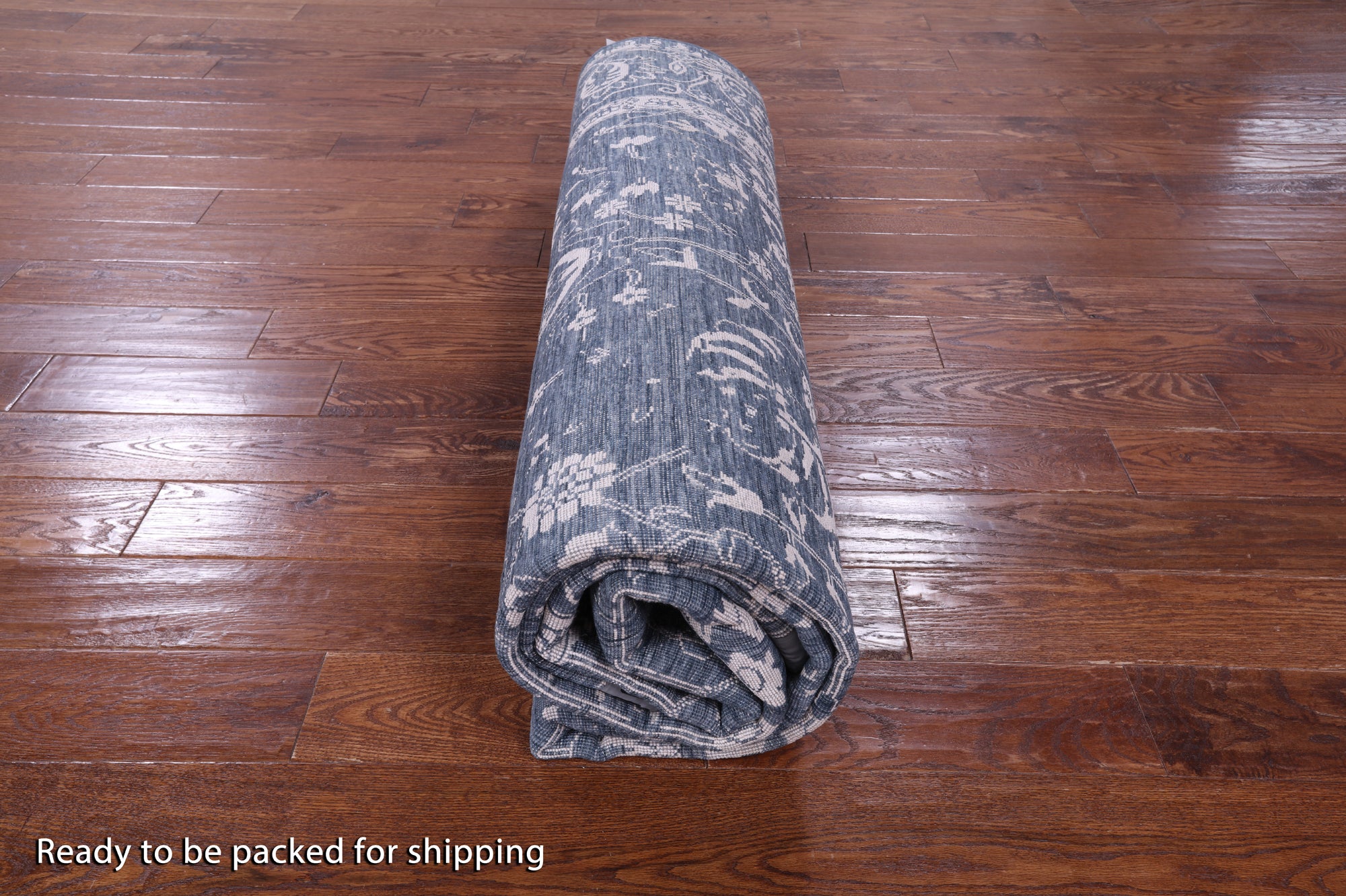 Grey Persian Hand Knotted Wool & Silk Rug - 8' 2" X 10' 3" - Golden Nile