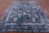 Grey Persian Hand Knotted Wool & Silk Rug - 8' 2" X 10' 3" - Golden Nile