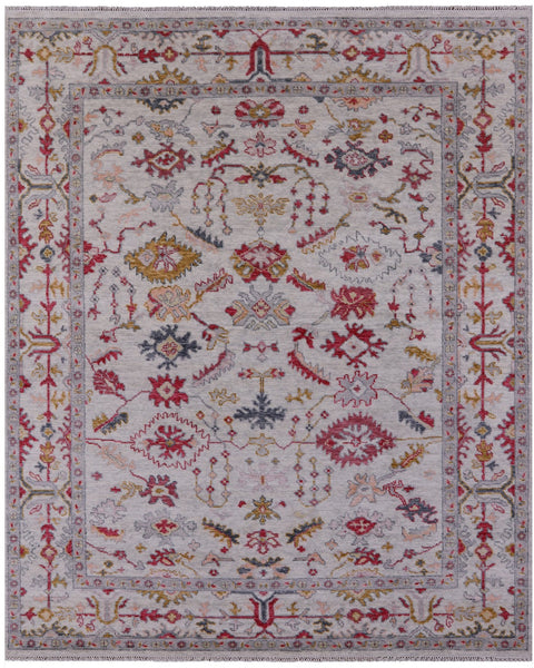 Turkish Oushak Handmade Wool Rug - 8' 4" X 10' 1" - Golden Nile