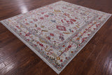 Turkish Oushak Handmade Wool Rug - 8' 4" X 10' 1" - Golden Nile