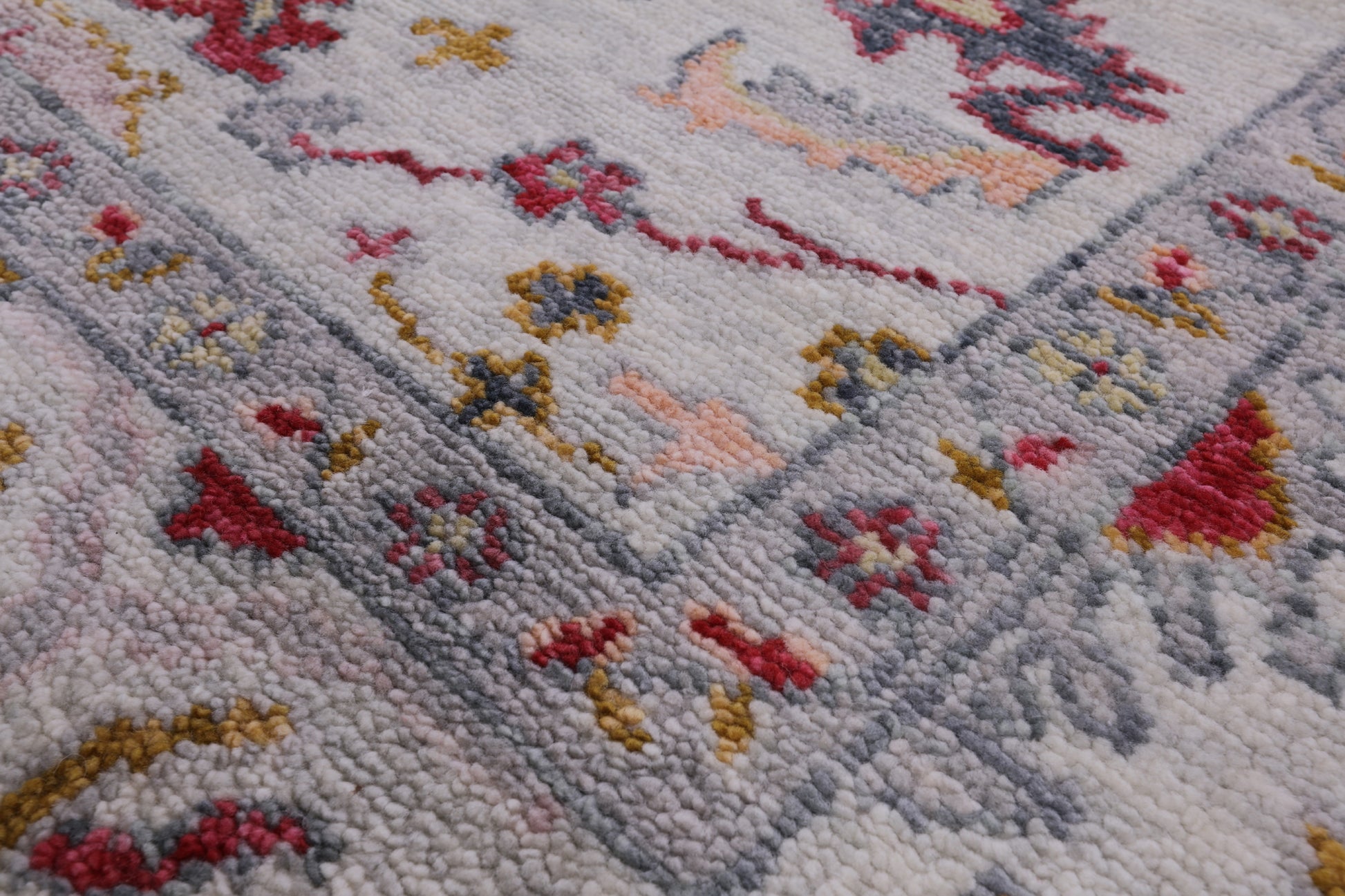 Turkish Oushak Handmade Wool Rug - 8' 4" X 10' 1" - Golden Nile