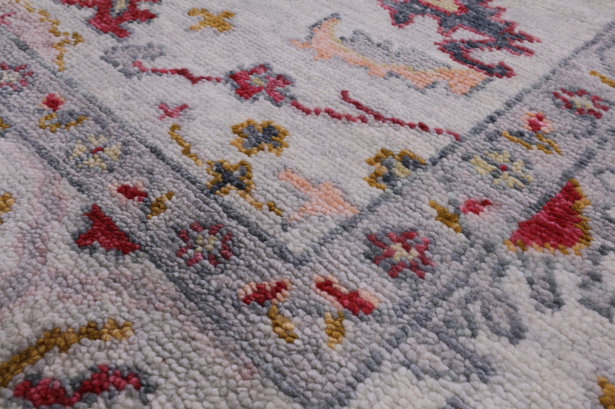 Turkish Oushak Handmade Wool Rug - 8' 4" X 10' 1" - Golden Nile