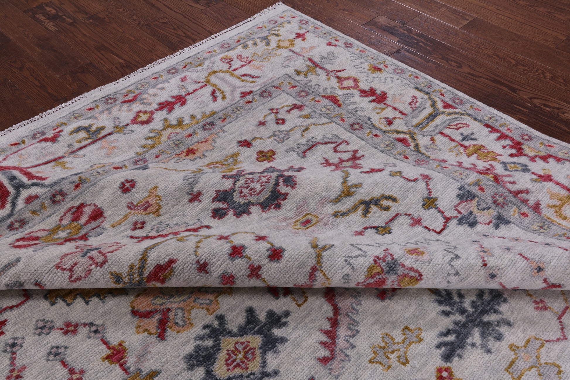 Turkish Oushak Handmade Wool Rug - 8' 4" X 10' 1" - Golden Nile