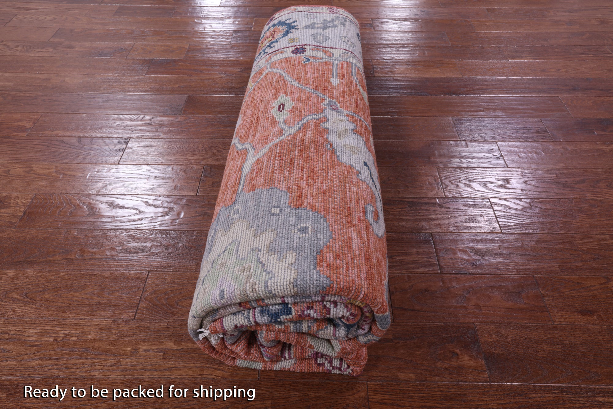 Turkish Oushak Hand Knotted Wool Rug - 8' 1" X 9' 10" - Golden Nile