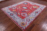 Turkish Oushak Hand Knotted Wool Rug - 8' 6" X 10' 2" - Golden Nile