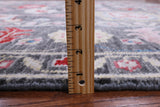 Grey Square Turkish Oushak Hand Knotted Wool Rug - 7' 10" X 8' 4" - Golden Nile