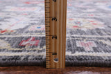 Grey Turkish Oushak Hand Knotted Wool Rug - 9' 1" X 12' 5" - Golden Nile