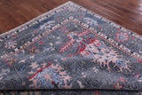 Grey Turkish Oushak Hand Knotted Wool Rug - 9' 0" X 12' 2" - Golden Nile
