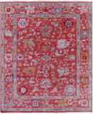 Turkish Oushak Handmade Wool Rug - 8' 1" X 9' 8" - Golden Nile
